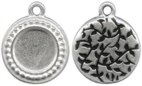 Round silver