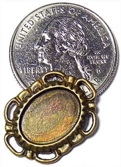 Small Oval Charm