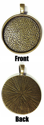 Medium Round Brass
